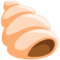 Spiral Shell emoji on Messenger